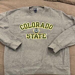 Gray Colorado State Crewneck Sweatshirt